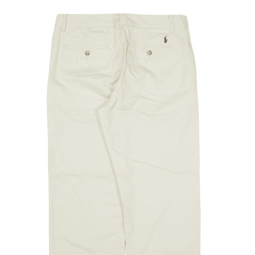 POLO RALPH LAUREN Chino Trousers Beige Regular Straight Boys W29 L26 - Picture 4 of 6
