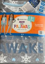 3-Piece Kids Pajamas - 2 Tops  1 Pants by Member's Mark