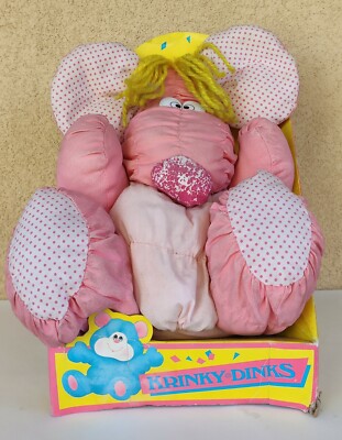 KRINKY DINKS PINK GIG NEW VINTAGE 80s with box photo condition 