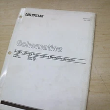 CATERPILLAR 318B Excavator Hydraulic System Schematic Service Shop Repair Manual