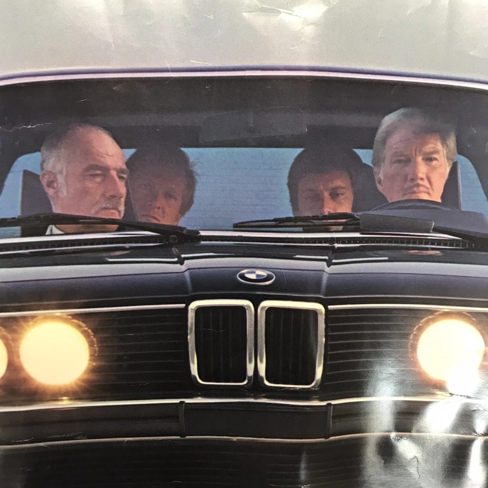 Винтажный амортизирующий плакат BMW E30 BOGE 24 дюйма L x 36 дюймов W 1980-е реклама - Изображение 2 из 4