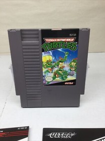 1989 Teenage Mutant Ninja Turtles Nintendo NES completo di scatola CIB pulito