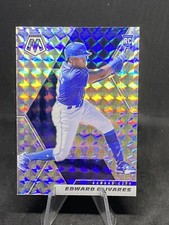 2021 Mosaic Edward Olivares RC Royals Rookie Silver Mosaic Prizm SP Card #203. rookie card picture