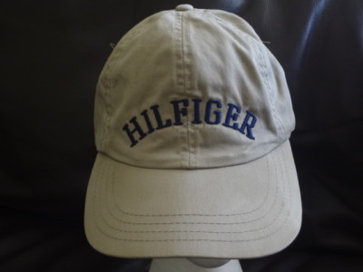 Vintage Tommy Hilfiger Khaki Hat Adjustable Leather Strap  display picture 1
