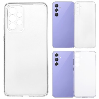 Hülle für Samsung A53 A54 A55 5g Bumper Schutz Case Transparent