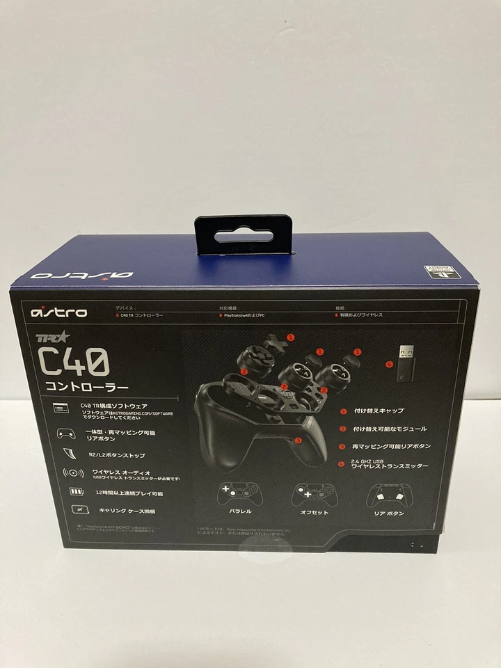 PS4 Gaming Controller ASTRO C40TR PlayStation4 Licensed Product GamePad JP Ver - Image 2 of 4