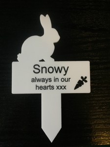 rabbit memorial plaques