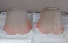 Paralume Boccia di vetro Coppia  per Lampadario Abatjour foro 4cm