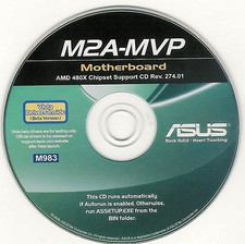 ASUS M2A-MVP VISTA Motherboard Drivers Installation Disk M983