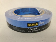 3M Scotch Blue Painters Masking Tape 1 in x 60 yd Multi-Surface 2090 LOT of x3