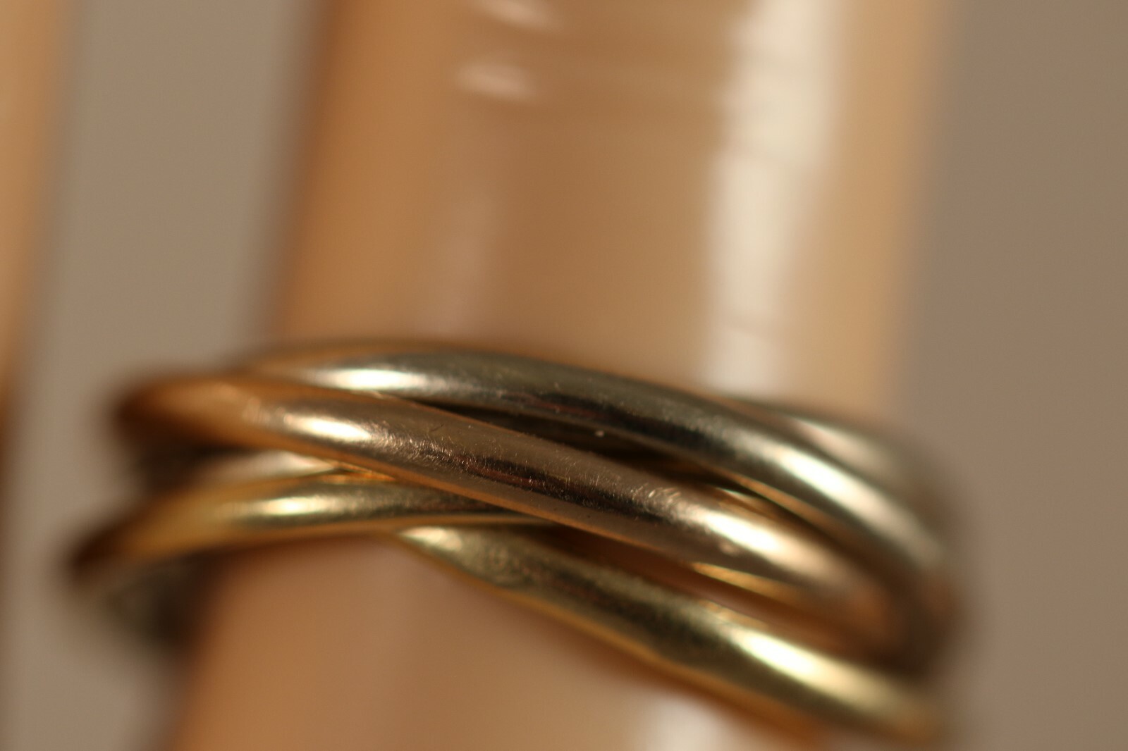 UNOAERRE 18K YELLOW GOLD ROSE GOLD WHITE GOLD 5 E… - image 3