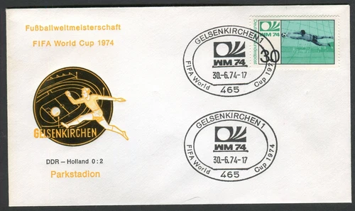 Germany 1974 - FIFA-World Cup -Football-Glisenkirchen - DDR-Nederland 0:2- Cover