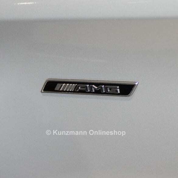 2ER SET MERCEDES AMG Edition Emblem Kotflügel Badge Schriftzug Schwarz