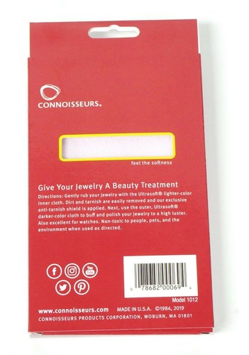 Connoisseurs Makers Jewelry Gold ULTRASOFT Jewelry Polishing Cloth 10IN X 14IN - Picture 2 of 2