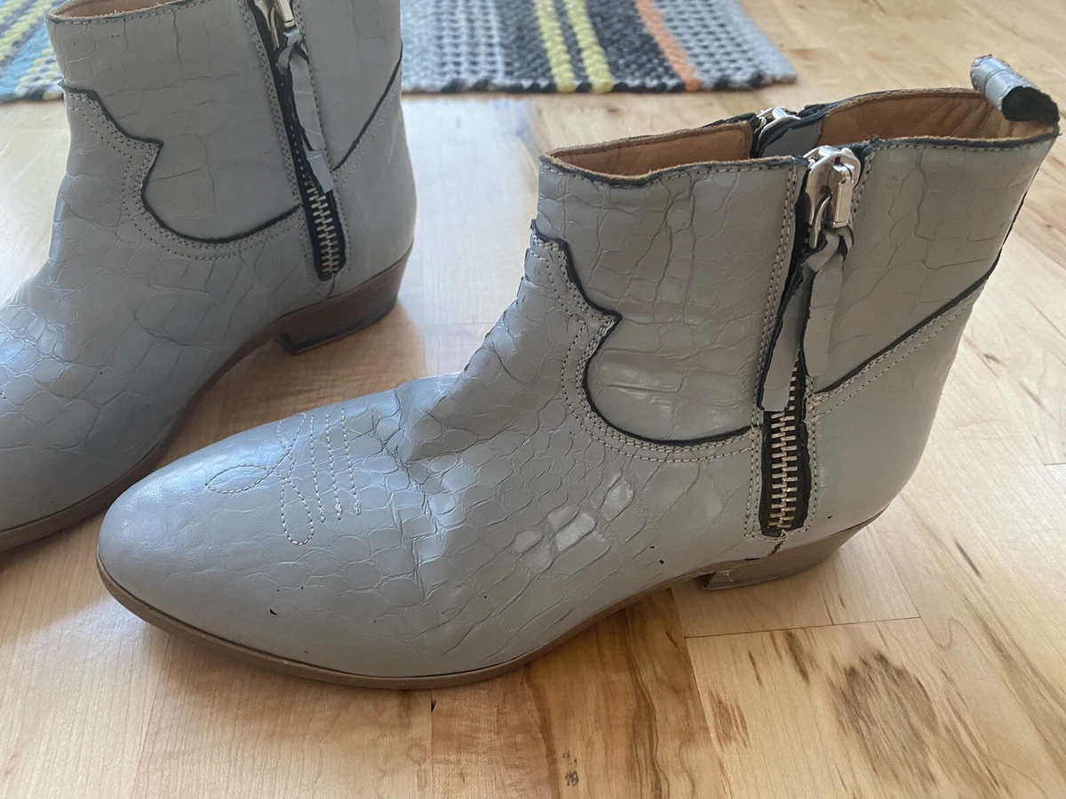 GOLDEN GOOSE DELUXE BRAND VIAND Leather Western Boots US 9 EU39 eBay