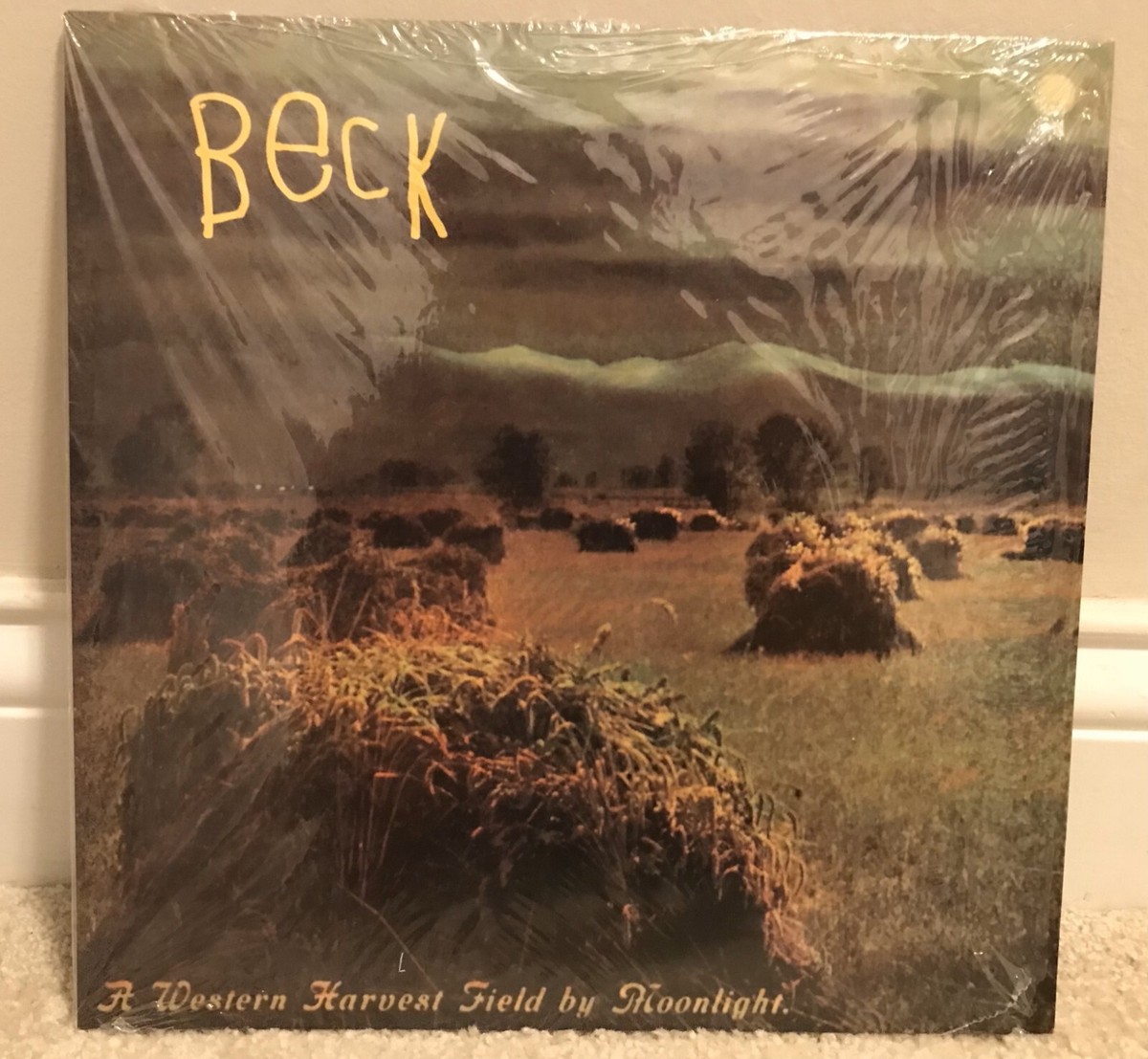 Beck, A Western Harvest Field By Moonlight, Authentic 1995 