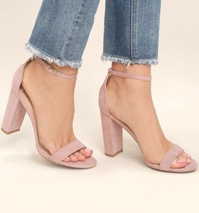 lulus blush heels