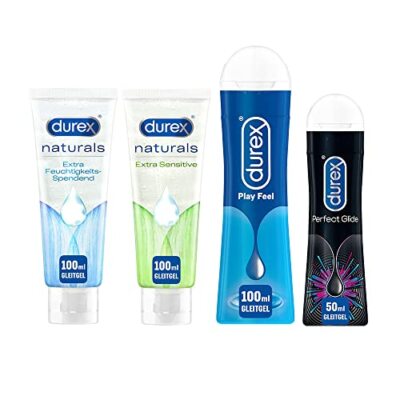 Durex Let's Lube Together - Ausprobierpaket für Sie und Ihn - Bundle mit verschi