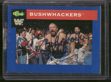 BUSCHWACKER LUKE 1991 Classic WWF WWE IN Person on card Auto Autograph #119