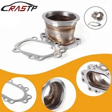 8 Bolt to 3" V Band Dump Turbo Adaptor Flange Kit For T25 T28 GT25 GT28