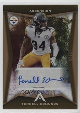 2022 Panini Chronicles Ascension Gold 3/10 Terrell Edmunds #ASC-TEE Auto 0rd2