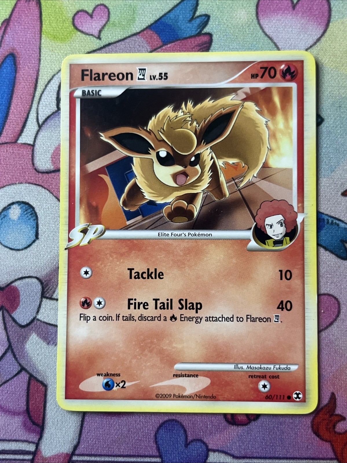 Flareon - 60/111 - Rising Rivals - Common - Pokemon TCG Non Holo LP