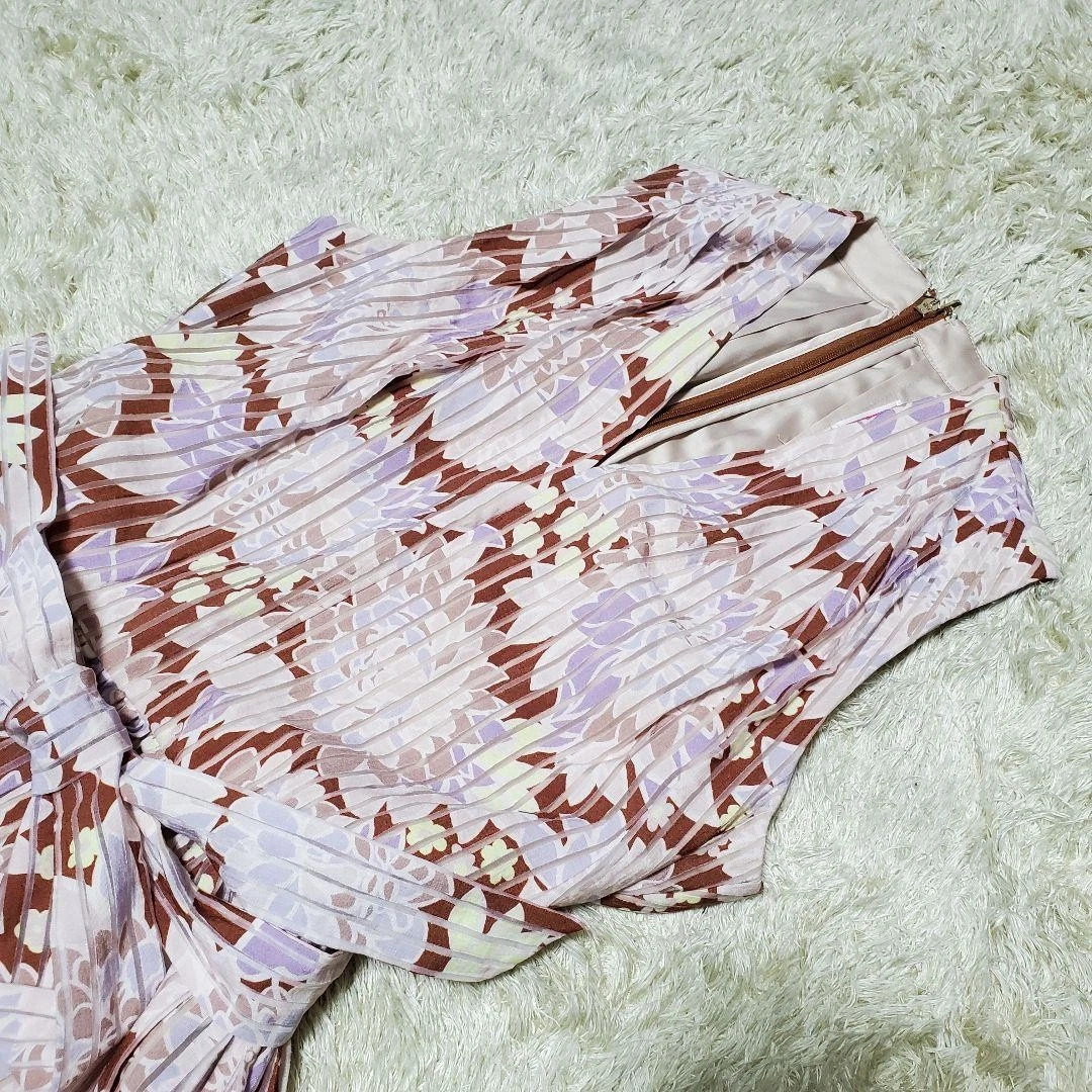 Kate Spade abito floreale senza maniche cintura linea A