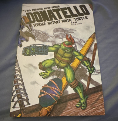 TMNT Donatello #1 One-Shot Micro-Series CGC First Printing (Mirage 1986)