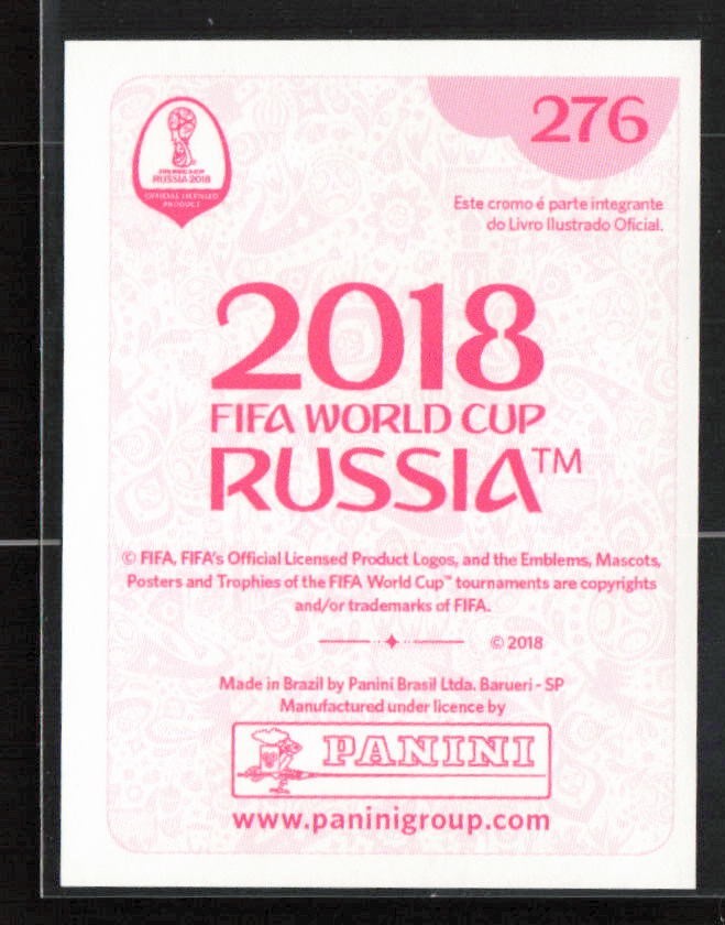 Lionel Messi 2018 Panini FIFA World Cup: Russia 2018 Stickers #276 Argentina view 2
