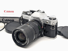    Meter OK N MINT  Canon AE-1 Silver SLR Film Camera  NFD 35-70mm from Japan