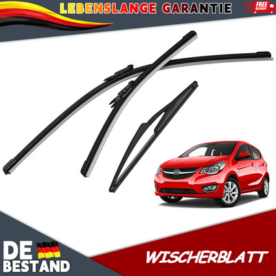 Vorne+ Hinten Scheibenwischer Wischerblatt Für FIAT GRANDE PUNTO 26'+16'+12'
