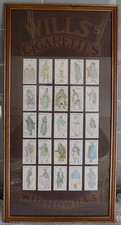 Charles Dickens Characters Framed Wills's Cigarette Cards