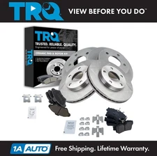TRQ Front & Rear Ceramic Disc Brake Pad & Rotor Kit for Ford Mustang New