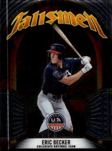 2026 Panini Stars & Stripes Prizm USA Baseball #12 Eric Becker Talisman