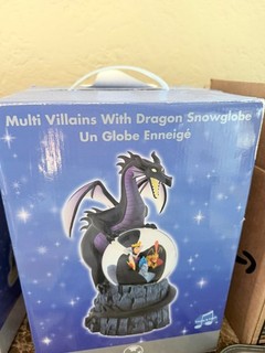 Disney Villains Snowglobe Music Box Hades Cruella Maleficent Jafar READ