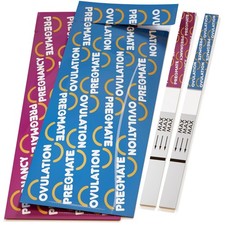 Fertility Kit: 100 Ovulation  50 Pregnancy Strips