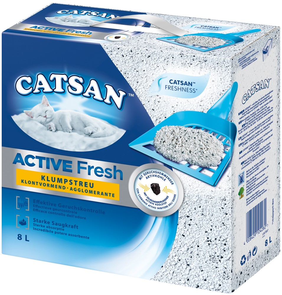 Catsan Active Fresh Klumpstreu - Sparpaket: 2 x 8 l - Image 2
