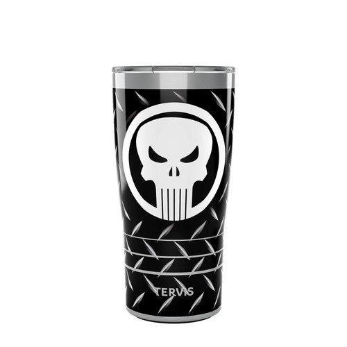 Traveler Marvel Punisher Schwarz Dreiwandig Thermobecher Reisebecher Kee... - Bild 1 von 8