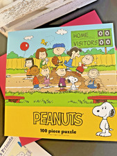 Peanuts Baseball - 100 Piece Jigsaw Puzzle by RoseArt NEW