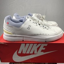 On The Roger Advantage 1 Shoes Womens 11 White Blue Sneakers Roger Federer