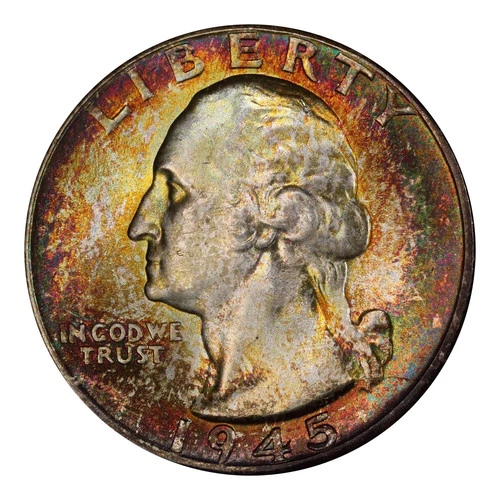 1945-D Washington Quarter PCGS MS-67+ CAC