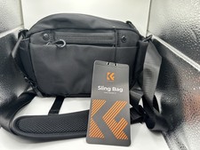Bolso bandolera para cámara K&F CONCEPT 4L bolso de hombro diario para lentes SLR drone negro