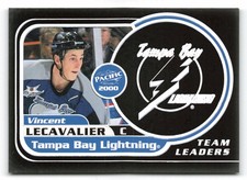 1999-00 Pacific #25 Vincent Lecavalier Team Leaders Tampa Bay Lightning