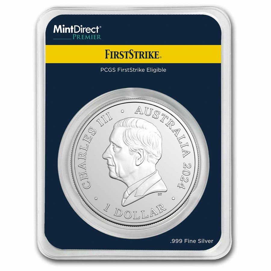 2024 AUS 1 oz Silver $1 Dolphin (MintDirect® Premier + PCGS) | eBay