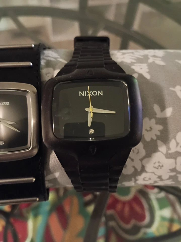 Nixon Watch Lot Men's Corporal Time Teller Lodown The Duke Rubber Player RESELL - Image 2 of 4
