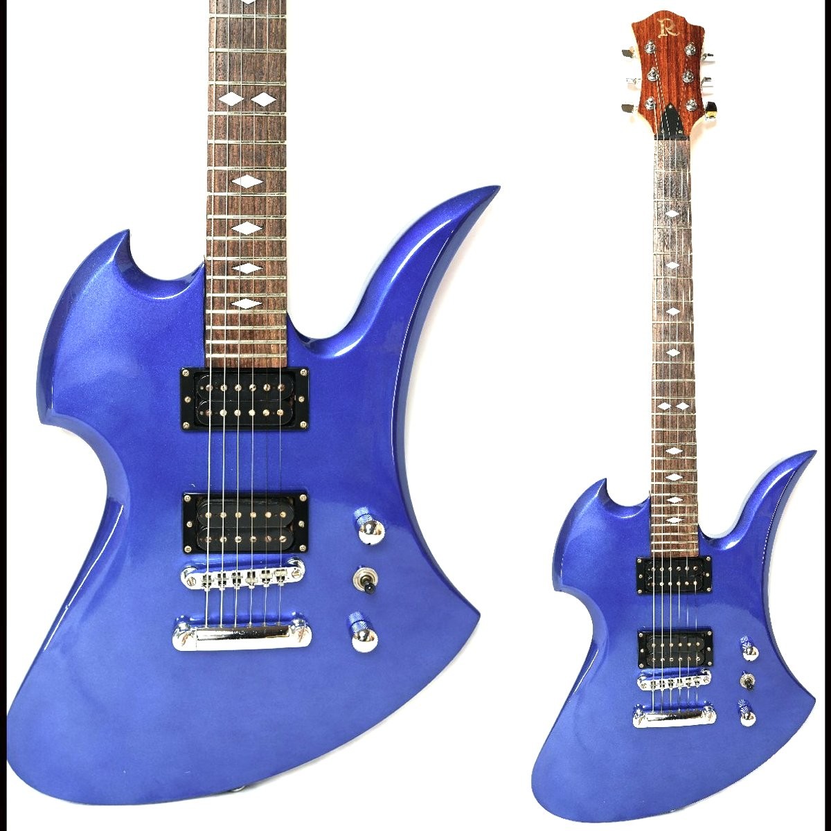 Mockingbird Electric B.c.rich Guitar Japan Rich Blue Guitar-01 B.c