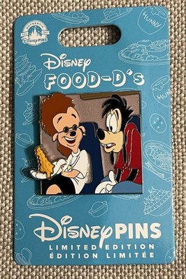NEW Disney Food-D's  Max  Bobby  Cheese Pin LE 5000 Goofy Movie CARD CREASE