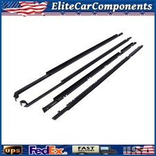 Door Belt Molding Weatherstrip Set Fit For Toyota Corolla 1995 1996 97 2001 2002
