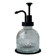 Vintage Soap Dispenser for Bathroom,Glass Kitchen Soap Dispenser with Pump,Fa...