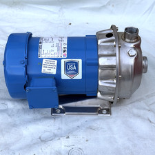 Goulds Xylem 1SN1ECD2 Stainless Centrifugal Water Pump 1HP 3PH Bluffton Motor